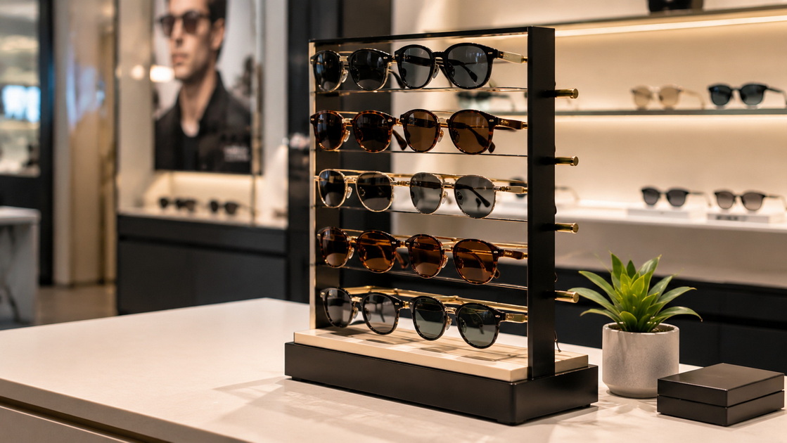 Principaux fabricants et fournisseurs de pr&eacute;sentoirs de lunettes de soleil au Royaume-Uni